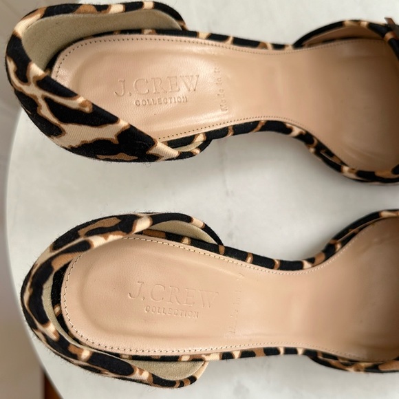 J. Crew Collection Elsie Sequin Fabric d’Orsay Pumps - Picture 7 of 11